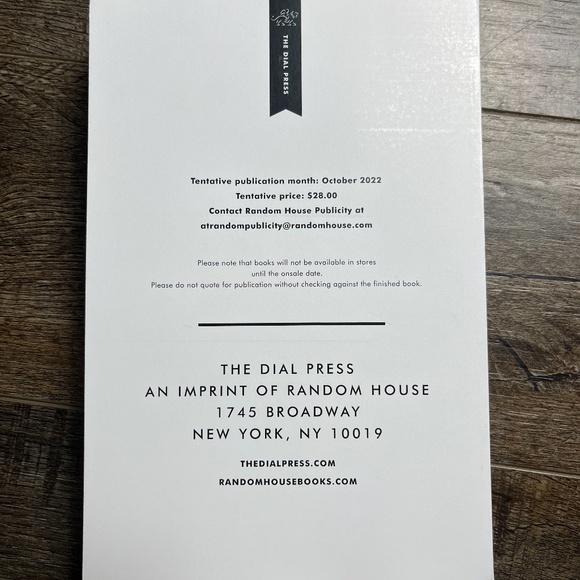 The Book of Boundaries by Melissa Urban (ARC Uncorrected Proof) - Picture 2 of 2